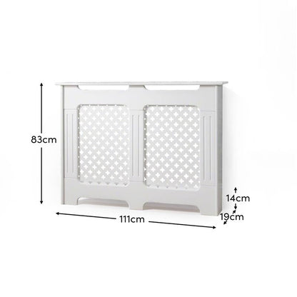 Edith Radiator Cover - White - Medium - Laura James 