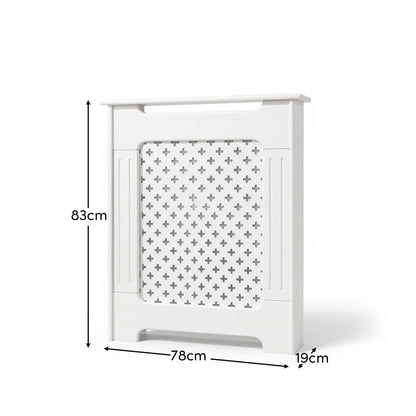 Radiator Cover White Painted Small - Laura James