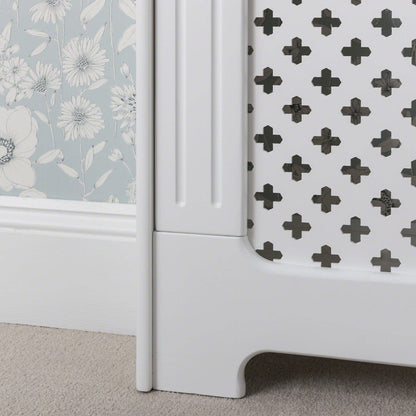 Edith Radiator Cover - White - Medium