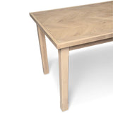Ella Pale Oak Dining Table Set - 6 Seater - Freya Grey Dining Chairs - 160cm