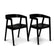 Ella Wooden Dining Armchairs - set 2 - Black – Laura James