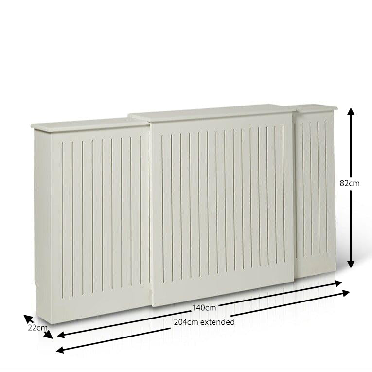 Elspeth Extending Radiator Cover in Snow White - Laura James