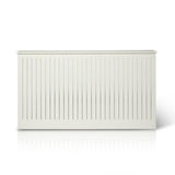 Elspeth Large Radiator Cover in Snow White - Laura James