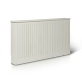Elspeth Large Radiator Cover in Snow White - Laura James