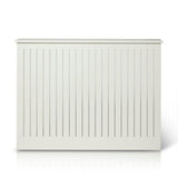 Elspeth Medium Radiator Cover in Snow White - Laura James