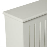 Elspeth Medium Radiator Cover in Snow White - Laura James