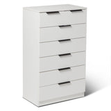 Essie 3 Piece Bedroom Set - 2 over 5 Chest of Drawers - Pure White