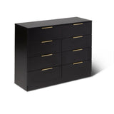 Essie Black 8 Chest of Drawers - Laura James