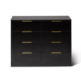 Essie Black 8 Chest of Drawers - Laura James
