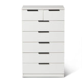 Essie White Tall Chest of 7 Drawers by Laura James