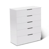 Essie White Chest of 5 Drawers - Laura James