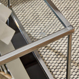 Evelyn coffee table - chrome - Laura James