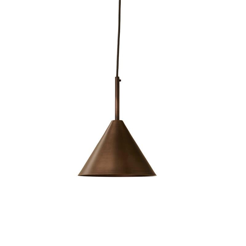 Brockhill Small Metal Pendant Light - Bronze - Laura James