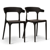 Finn dining chairs - set of 4 - black - Laura James