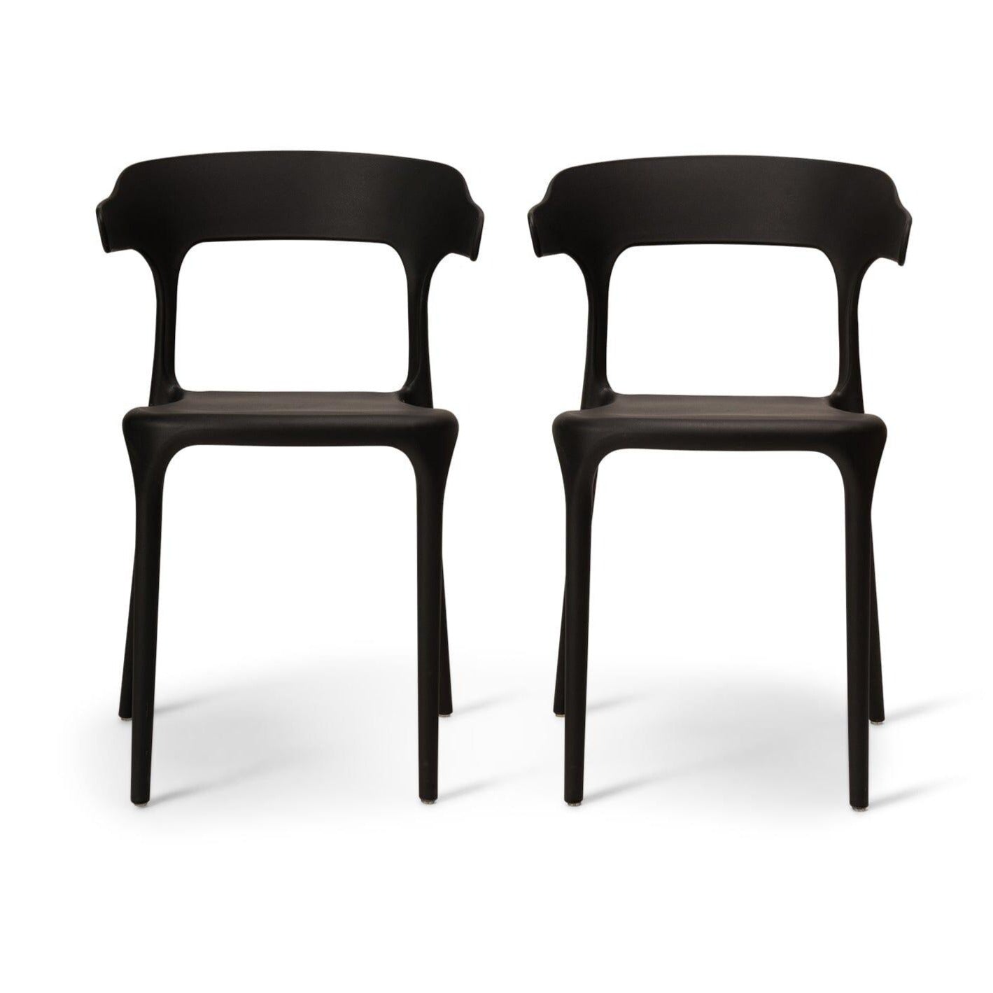 Finn dining chairs - set of 4 - black - Laura James