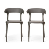 Finn dining chairs - set of 4 - grey - Laura James