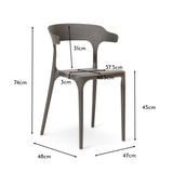 Finn Dining Chairs - Set of 6 - Grey