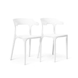 Finn dining chairs - set of 4 - white