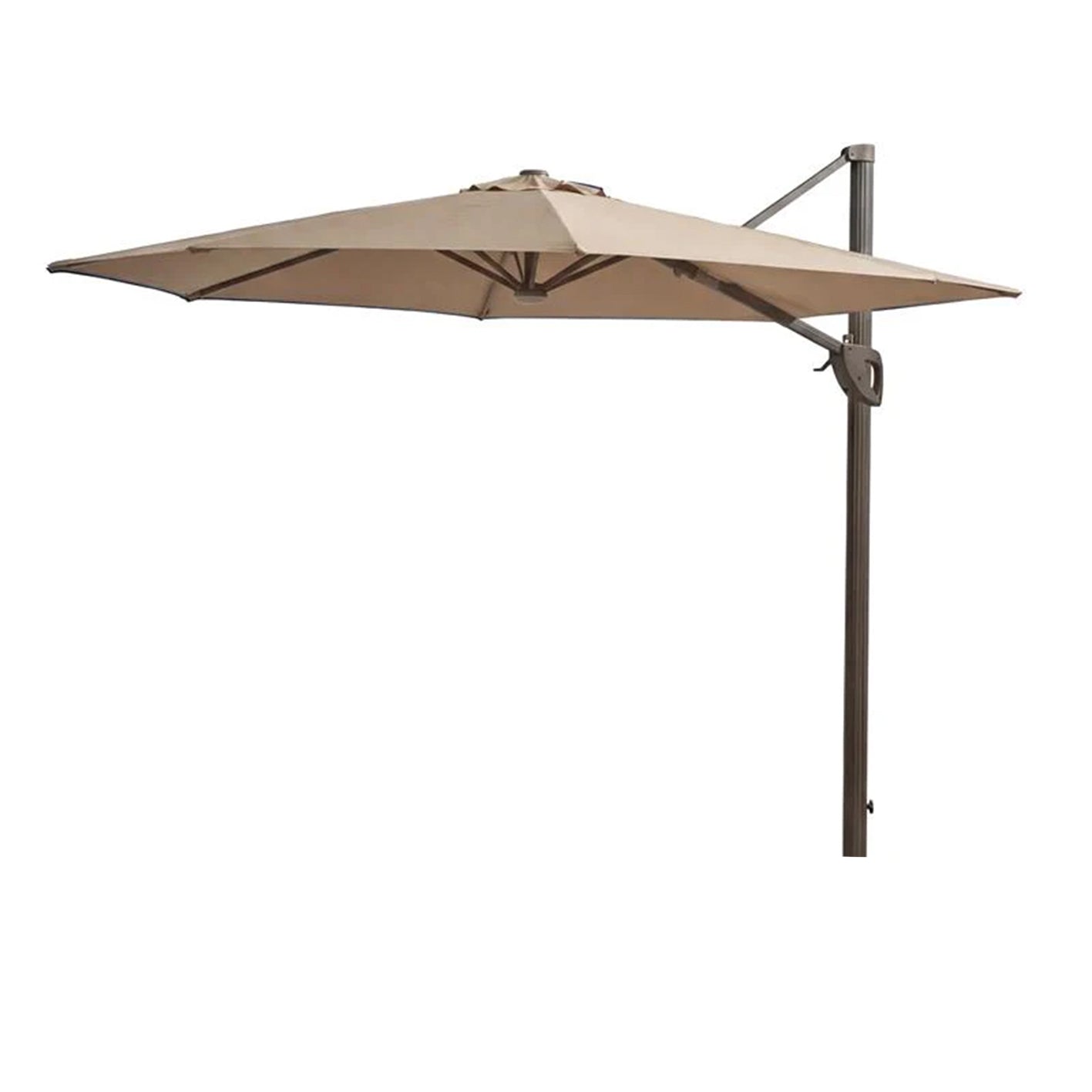 Fira Cappuccino Cantilever Parasol - 2.5m Square
