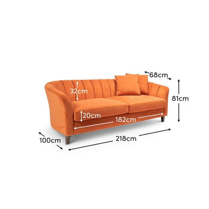 Florence-orange-4-seater-sofa-laura-james