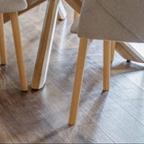 Freya Sand Armchairs - Set of 2 - Pale Oak Legs - Laura James