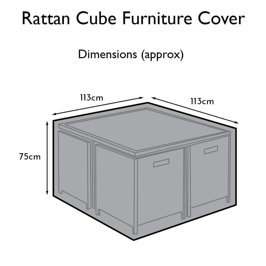Garden Furniture Cover 8 Seater Cube Dining Set