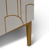 Gatsby 3 Door Sideboard – Snow White - Laura James