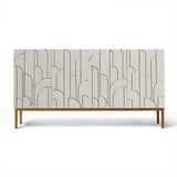 Gatsby 4 Door Sideboard – Snow White - Laura James