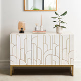 Gatsby 3 Door Sideboard – Snow White - Laura James 