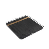 OUTLET - Grazeley 36x36cm  Marble Serving Board - Black