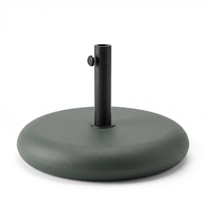 Oia Olive Green Parasol - 2m Round with Green Base