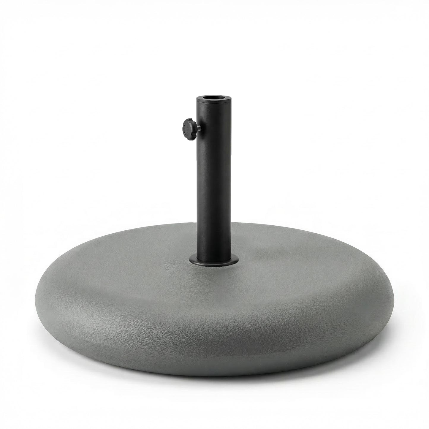  25kg Round Parasol Base - Grey Concrete - Laura James
