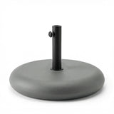  25kg Round Parasol Base - Grey Concrete - Laura James
