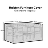 Halston Conversation Set Raincover - 210x140x95cm