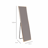 Standing Mirror - large - gold