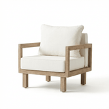 Akira Armchair, Brushed Light Acacia - Laura James