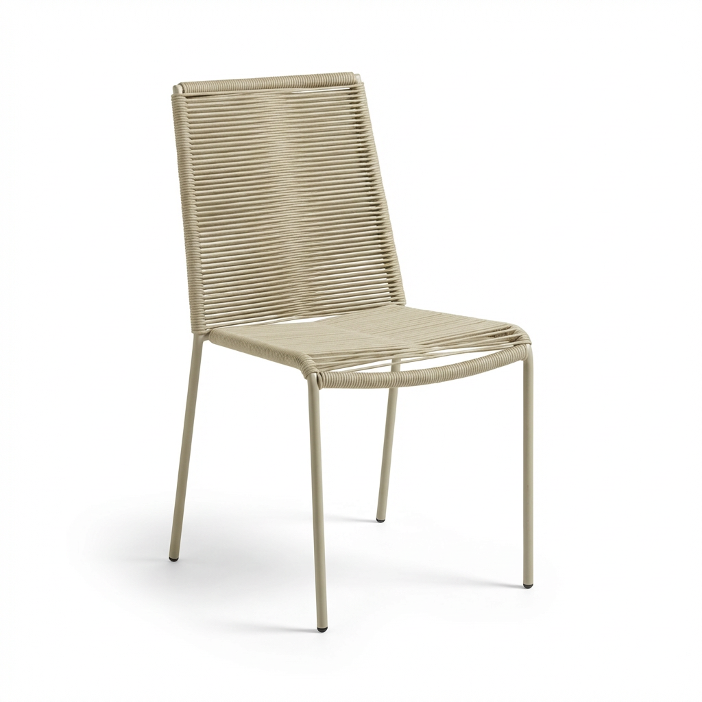 Ryder Dining Chair Set of 2 - Clay Rope - Laura James