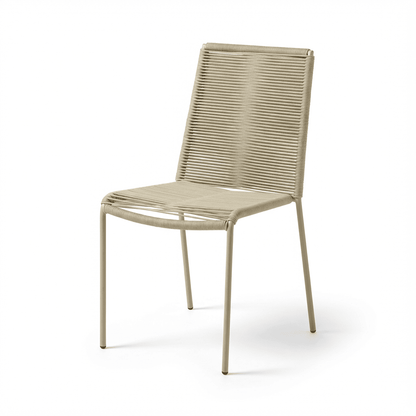 Ezra 4 Seater Round Wooden Garden Set with Ryder Clay Chairs - Laura James