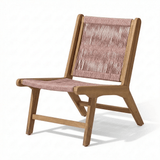 Seren Pink Rope Occasional Garden Chair - Laura James
