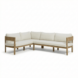 Imani 8 Seater Wooden Corner Sofa Set with Imani Dining Table & 2 Elowen Dining Chairs