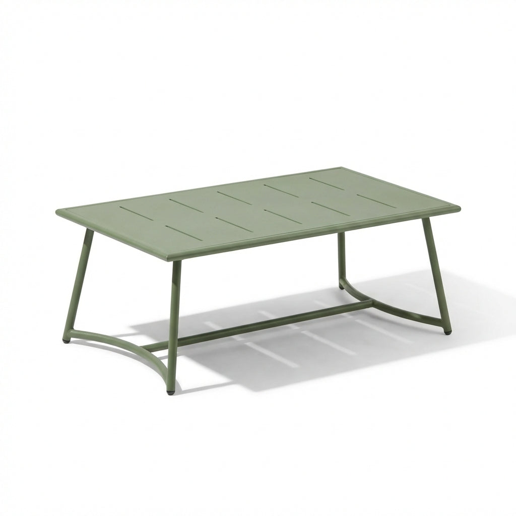 Wilder Metal Coffee Table - Green - Laura James