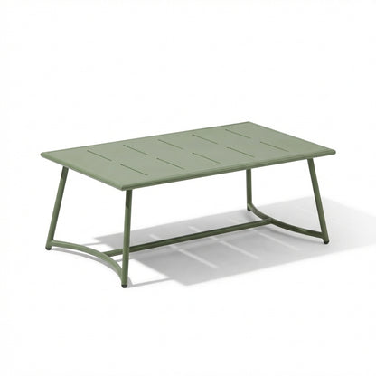 Wilder Metal Coffee Table - Green - Laura James