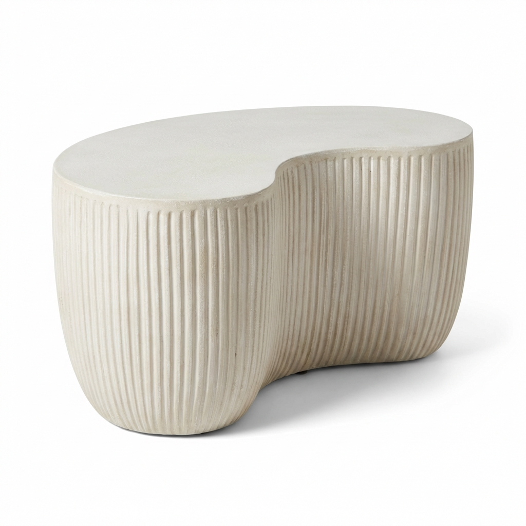 Sohan 61cm with 84cm Kidney Garden Coffee Table - Sand