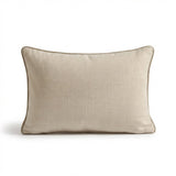 Camber 35x55cm Outdoor Cushion Cover - Off White with Sand Piping - Laura James