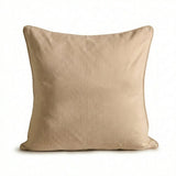 Camber 57x57cm Outdoor Cushion Cover - Off White with Sand Piping - Laura James
