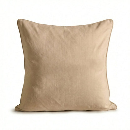 Camber 57x57cm Outdoor Cushion Cover - Off White with Sand Piping - Laura James