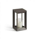 Coxley 25cm Iron Lantern - Nickel - Laura James