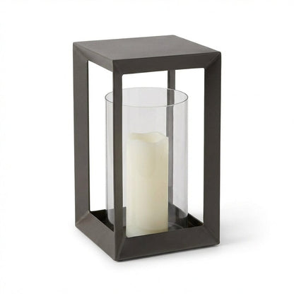Coxley 35cm Iron Lantern - Nickel - Laura James