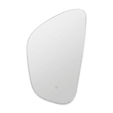 Alder 86x52cm Glass LED Pebble Mirror - Frameless - Laura James