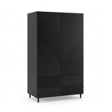 Jack Double Wardrobe - Black - Laura James